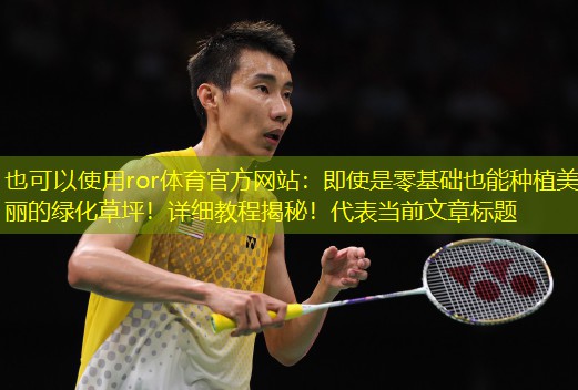 即使是零基础也能种植美丽的绿化草坪！详细教程揭秘！